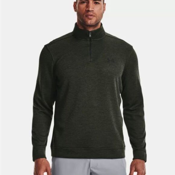 Under Armour Storm Sweaterfleece Baroque Green / Black M NWT IN PACKAGING - Picture 1 of 10